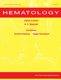 Cover image for Hematology, Volume 26, Issue 1, 2021