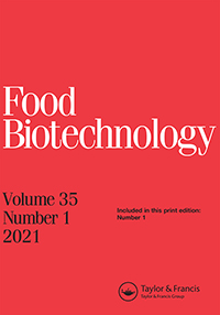 Cover image for Food Biotechnology, Volume 35, Issue 1, 2021