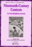 Cover image for Nineteenth-Century Contexts, Volume 33, Issue 2, 2011