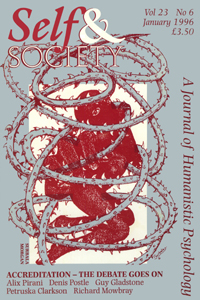 Cover image for Self & Society, Volume 23, Issue 6, 1996