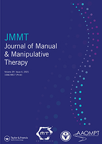 Cover image for Journal of Manual & Manipulative Therapy, Volume 29, Issue 4, 2021