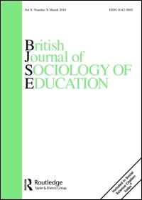 Cover image for British Journal of Sociology of Education, Volume 22, Issue 1, 2001
