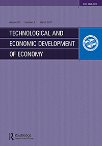 Cover image for Technological and Economic Development of Economy, Volume 23, Issue 2, 2017