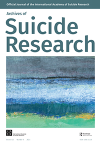 Cover image for Archives of Suicide Research, Volume 25, Issue 4, 2021