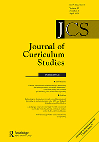 Cover image for Journal of Curriculum Studies, Volume 53, Issue 2, 2021