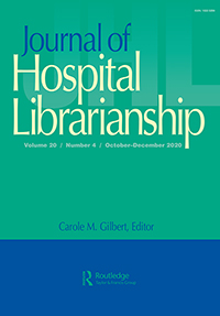 Cover image for Journal of Hospital Librarianship, Volume 20, Issue 4, 2020