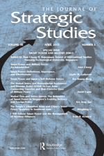 Cover image for Journal of Strategic Studies, Volume 38, Issue 3, 2015