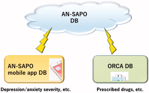 Figure 1. Image of AN-SAPO database. DB: database; ORCA: Online Receipt Computer Advantage.