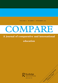 Cover image for Compare: A Journal of Comparative and International Education, Volume 51, Issue 8, 2021