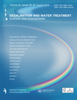 Cover image for Desalination and Water Treatment, Volume 52, Issue 28-30, 2014