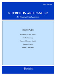 Cover image for Nutrition and Cancer, Volume 70, Issue 3, 2018