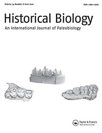 Cover image for Historical Biology, Volume 34, Issue 6, 2022