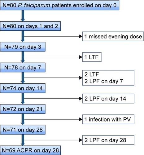 Figure 1 Flowchart depicting follow-up and outcomes of the study participants.