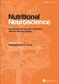Cover image for Nutritional Neuroscience, Volume 26, Issue 11, 2023