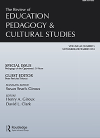 Cover image for Review of Education, Pedagogy, and Cultural Studies, Volume 40, Issue 5, 2018