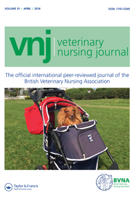 Cover image for Veterinary Nursing Journal, Volume 31, Issue 4, 2016