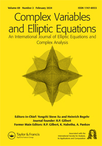 Cover image for Complex Variables and Elliptic Equations, Volume 69, Issue 2, 2024