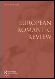 Cover image for European Romantic Review, Volume 16, Issue 3, 2005