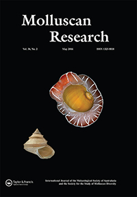 Cover image for Molluscan Research, Volume 36, Issue 2, 2016