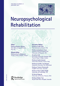 Cover image for Neuropsychological Rehabilitation, Volume 29, Issue 1, 2019