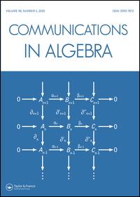 Cover image for Communications in Algebra, Volume 47, Issue 1, 2019