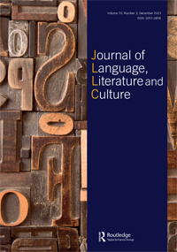 Cover image for Journal of Language, Literature and Culture, Volume 70, Issue 3, 2023