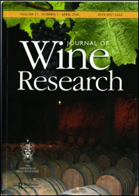 Cover image for Journal of Wine Research, Volume 20, Issue 1, 2009