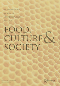 Cover image for Food, Culture & Society, Volume 19, Issue 2, 2016