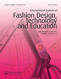 Cover image for International Journal of Fashion Design, Technology and Education, Volume 12, Issue 3, 2019