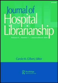 Cover image for Journal of Hospital Librarianship, Volume 3, Issue 2, 2003