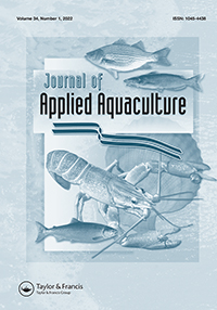 Cover image for Journal of Applied Aquaculture, Volume 34, Issue 1, 2022