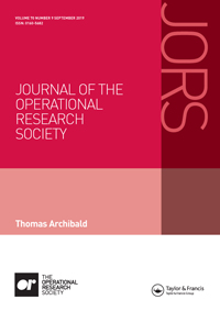Cover image for Journal of the Operational Research Society, Volume 70, Issue 9, 2019