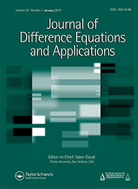 Cover image for Journal of Difference Equations and Applications, Volume 25, Issue 1, 2019