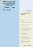 Cover image for Cambridge Review of International Affairs, Volume 9, Issue 2, 1995