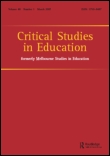 Cover image for Critical Studies in Education, Volume 49, Issue 2, 2008