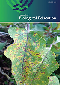 Cover image for Journal of Biological Education, Volume 56, Issue 1, 2022