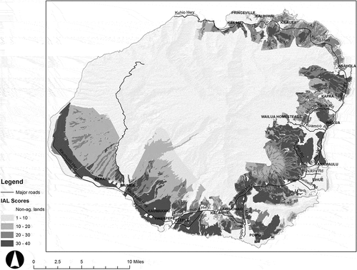 Figure 7. Composite IAL map.