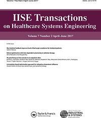 Cover image for IISE Transactions on Healthcare Systems Engineering, Volume 7, Issue 2, 2017