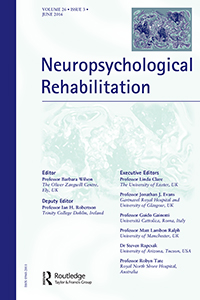Cover image for Neuropsychological Rehabilitation, Volume 26, Issue 3, 2016