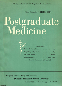 Cover image for Postgraduate Medicine, Volume 21, Issue 4, 1957