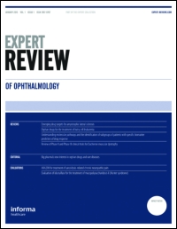 Cover image for Expert Review of Ophthalmology, Volume 15, Issue 1, 2020