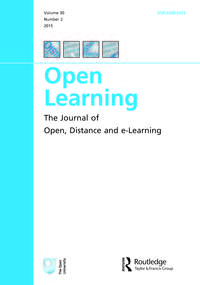 Cover image for Open Learning: The Journal of Open, Distance and e-Learning, Volume 30, Issue 2, 2015