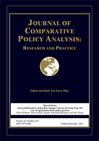 Cover image for Journal of Comparative Policy Analysis: Research and Practice, Volume 23, Issue 5-6, 2021