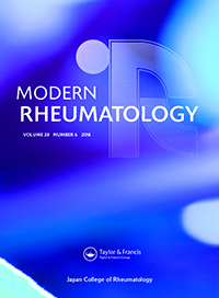 Cover image for Modern Rheumatology, Volume 28, Issue 6, 2018