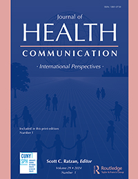 Cover image for Journal of Health Communication, Volume 29, Issue 1, 2024