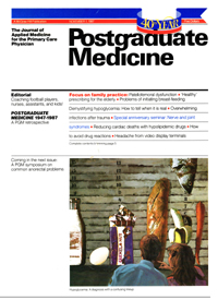 Cover image for Postgraduate Medicine, Volume 82, Issue 6, 1987