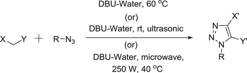 Scheme 113. Synthesis of 1,4,5-trisubstituted-1,2,3-triazoles.