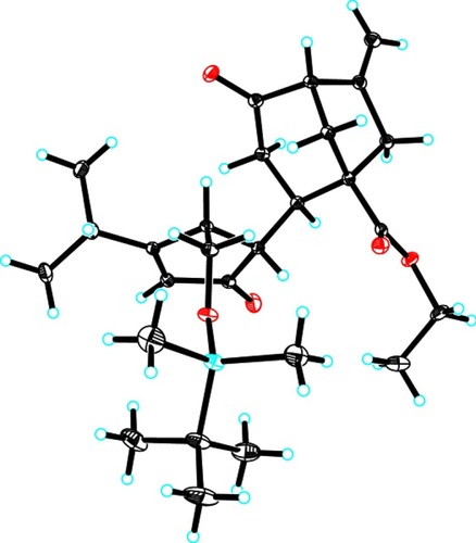 Figure 3 X-ray crystallographic analysis of compound 9.