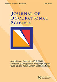 Cover image for Journal of Occupational Science, Volume 26, Issue 3, 2019