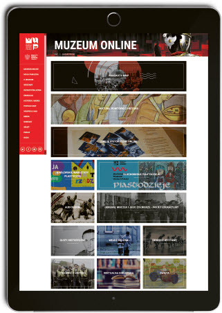 Fig. 2. Muzeum online page. © Muzeum Historii Polskiej